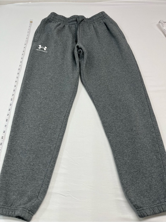 Under Armour Other - Under Armour Men's Rival Fleece Charcoal Gray Tapered Leg Joggers Pants L 1723